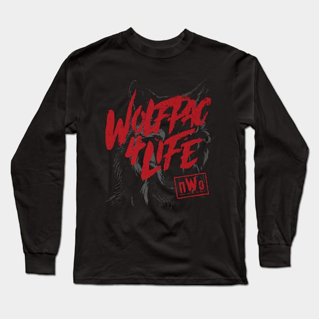 nWo Wolfpac 4Life Long Sleeve T-Shirt by MunMun_Design